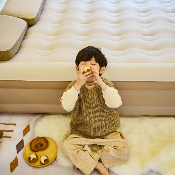 Матрац надувний одинарний Naturehike CNH22DZ015, із вбудованою помпою 