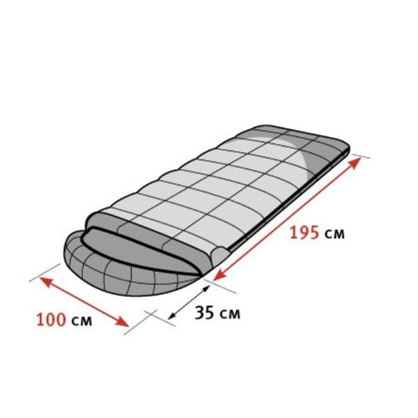 Спальний мішок Alexika Canada Plus-left 