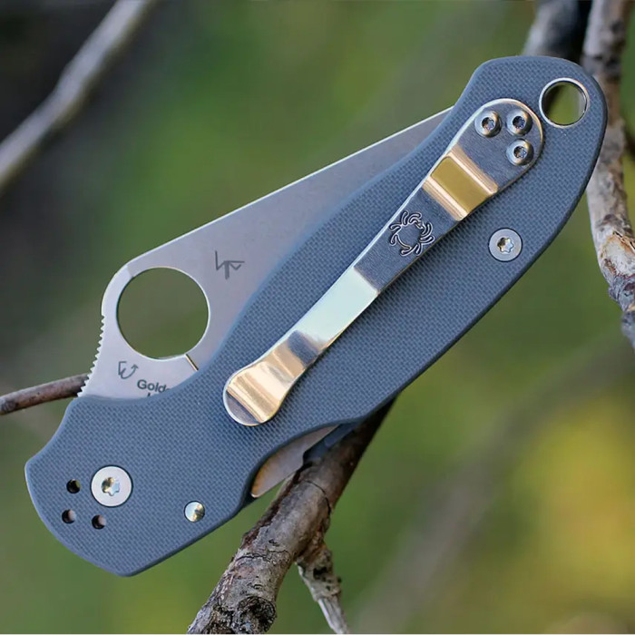 Ніж Spyderco Para 3, Maxamet, G-10 dark gray 