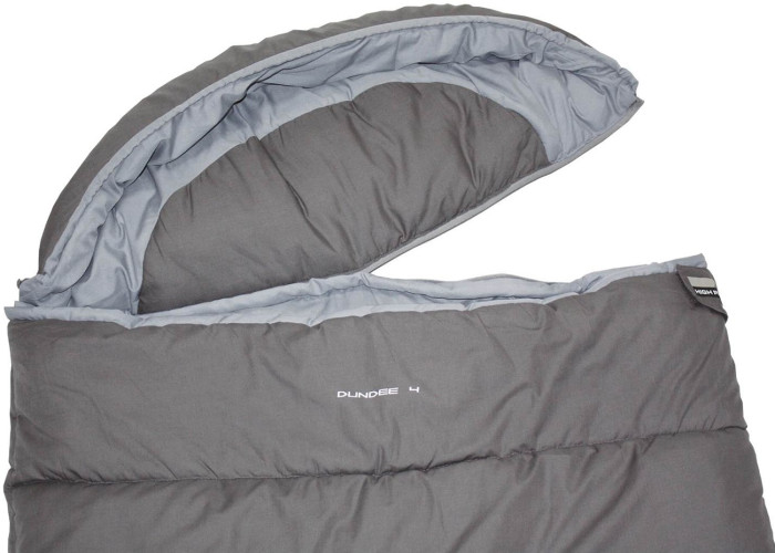 Спальний мішок High Peak Dundee 4/+ 4°C Grey /Light Grey Left (21238) 