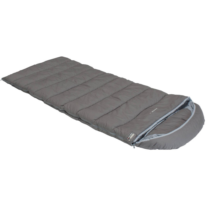 Спальний мішок High Peak Dundee 4/+ 4°C Grey /Light Grey Left (21238) 