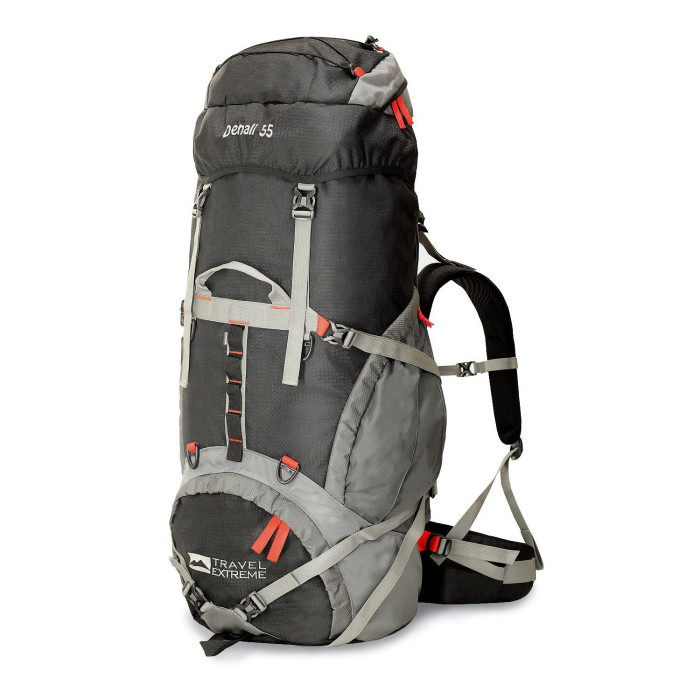 Рюкзак Travel Extreme Denali 55L, Black-Blue 