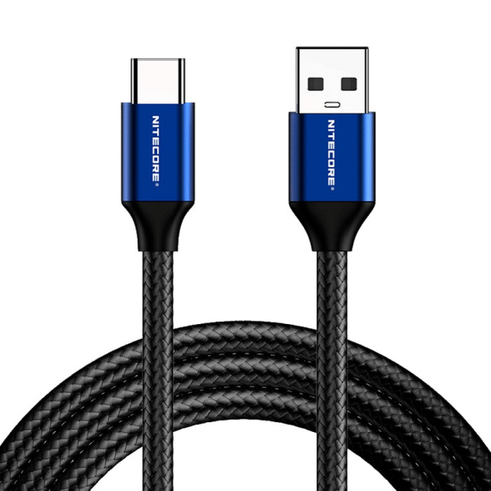 Кабель Nitecore UAC20 USB Type-C to USB-A 2.0 (1000мм) 