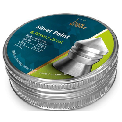 Кулі пневматичні H&N Silver Point 635 mm 1,58 г 150 шт /уп, (92346350001)