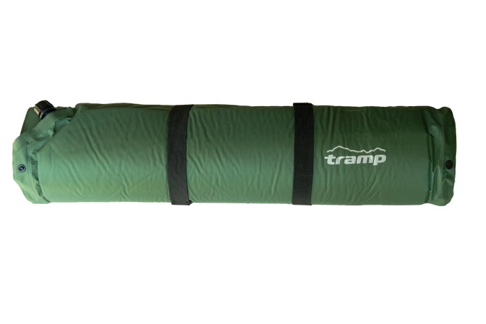 Килимок самонадувний Tramp з можливістю зістібання green 188х66х5 UTRI-004 