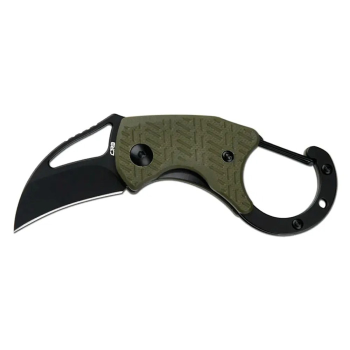 Ніж CJRB Anansi Black Blade AR-RPM9, G10 green 