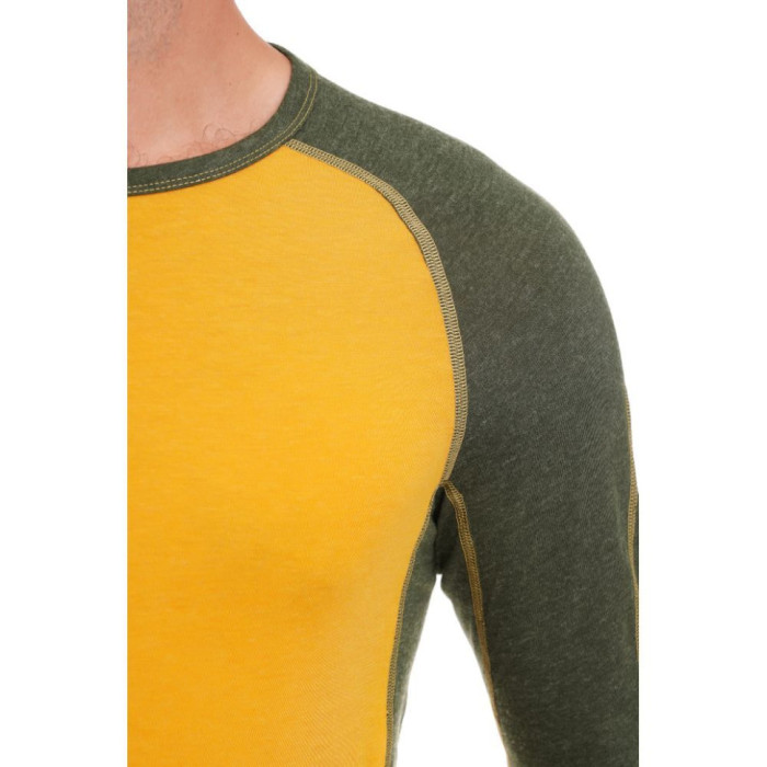 Термофутболка чоловіча Turbat Retezat Top Mns golden yellow/kombu green - M - жовтий/зелений 