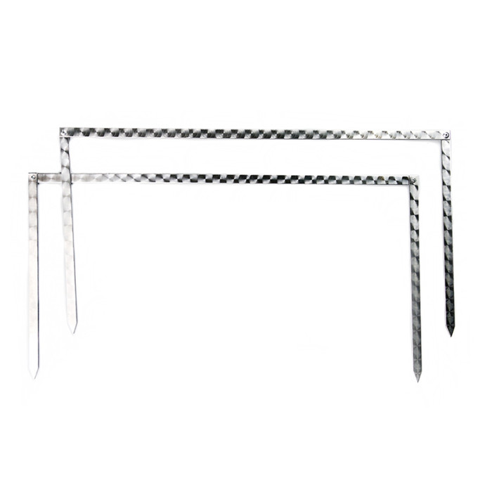 Мангал-рамка (підставка для шампурів) СИЛА 62 х 31 х 1,5 см, з нержавіючої сталі 3 мм, з чохлом 