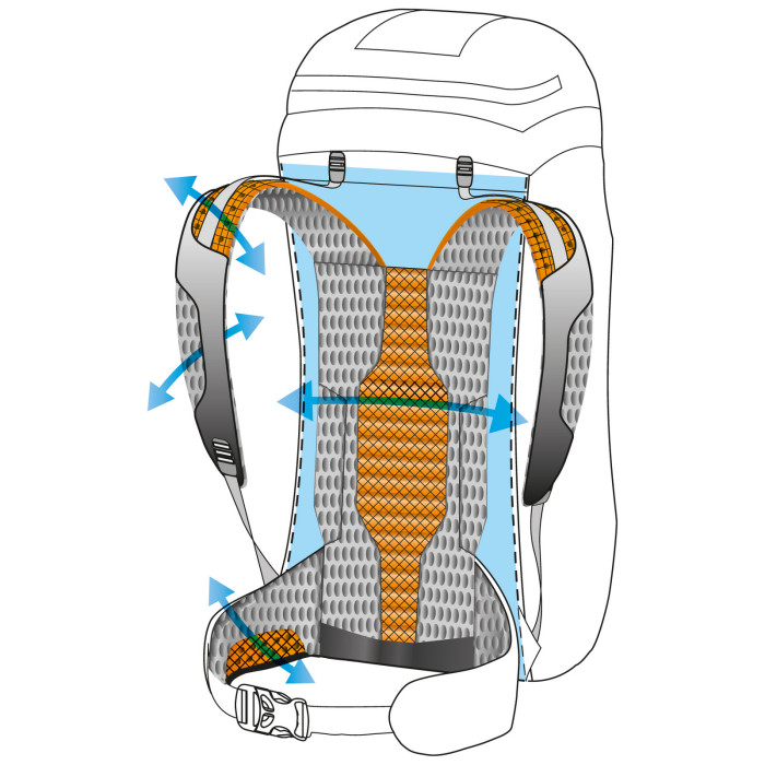 Рюкзак туристичний Ferrino Agile 35 Yellow 