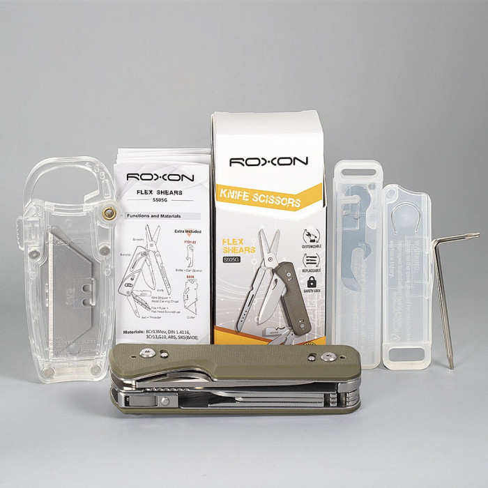 Мультитул Roxon Flex S505G, зелений 