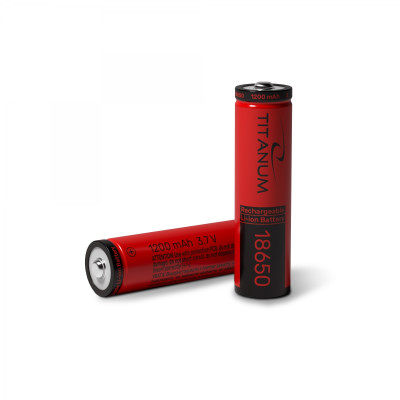 Акумулятор TITANUM літій-іонний 18650 (без захисту) 1200mAh bulk/1шт