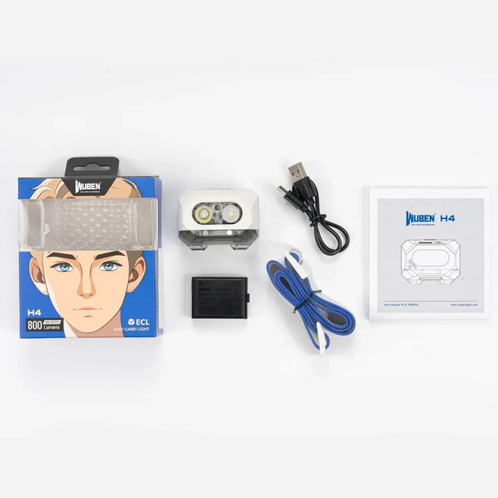 Ліхтар Wuben H4, білий 