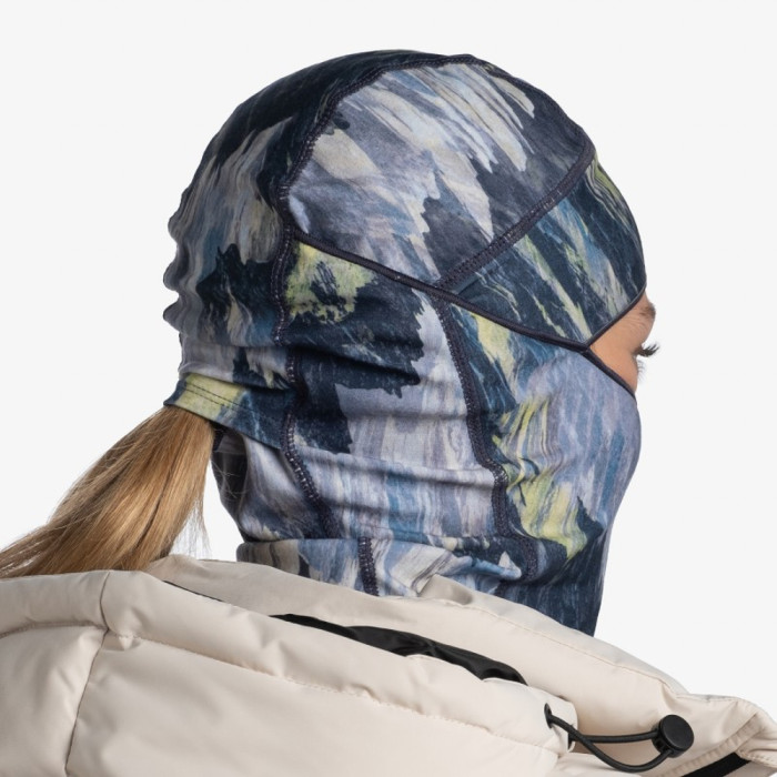 Балаклава Buff Thermonet Hinged Balaclava, Retec Grey 