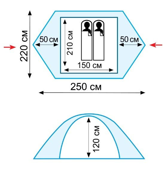 Намет Tramp Scout 2 v2 TRT-055 