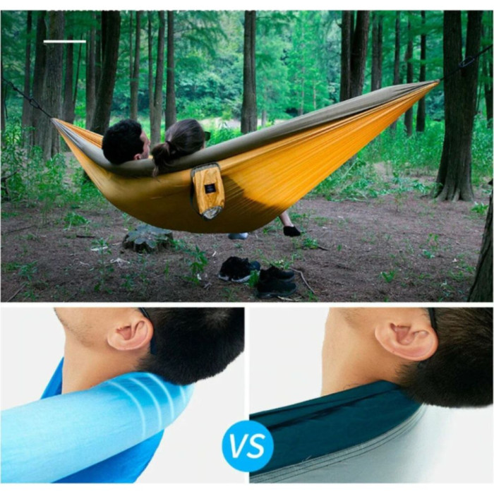 Гамак з надувними краями Naturehike NH21DC012, кемел 