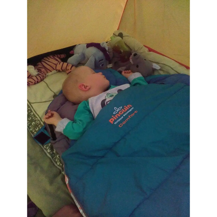 Спальний мішок Pinguin Comfort PFM (-1/-7°C), 185 см - Left Zip, Blue (PNG 234152) 
