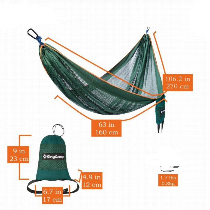 Гамак KingCamp AURORA (KG3755) CYAN 