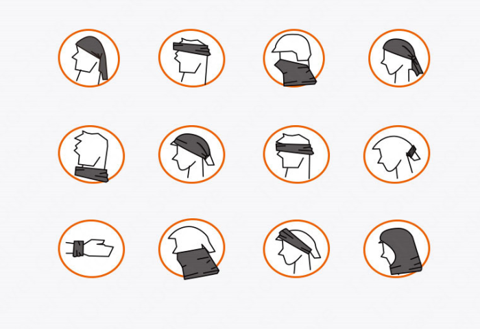 Багатофункціональна пов'язка Naturehike Cool-feeling NH20FS024 