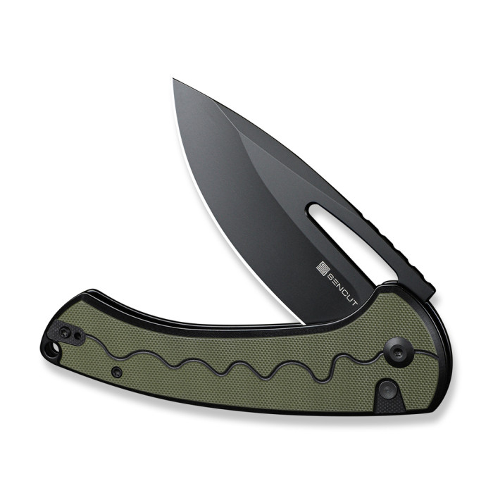 Ніж складаний Sencut Squiggy Black/Green S24082A-2 