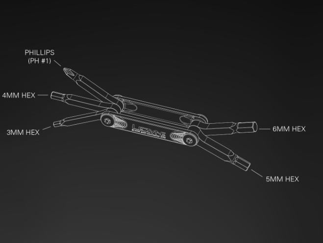 Мультитул Lezyne V PRO 5 Y14 