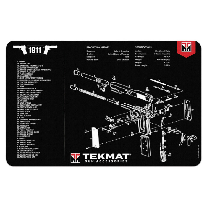 Килимок настільний Tekmat 1911 28x43 см 