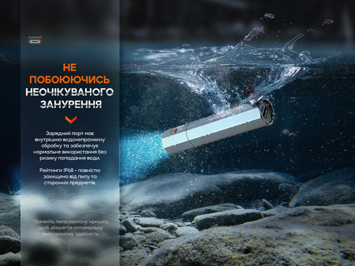 Ліхтар ручний Fenix E-CP чорний 