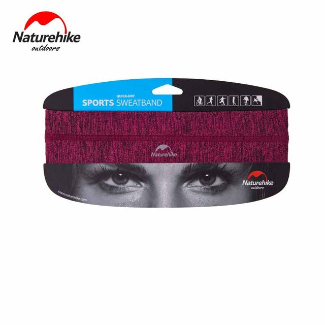 Пов'язка на голову Naturehike Outdoor Sport Sweatband purple red NH17Z020-D 