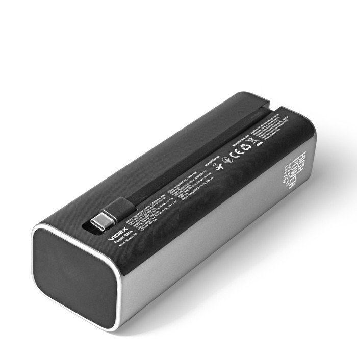 Повербанк 20000mAh VIDEX VPB-366 PD100W Grey