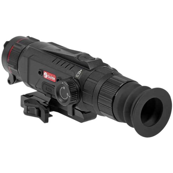 Приціл Guide TR222 Gen2, 25mm F1.0, 3.6-14.4x, 256x192@12μm, VOx (QD Long mount) 