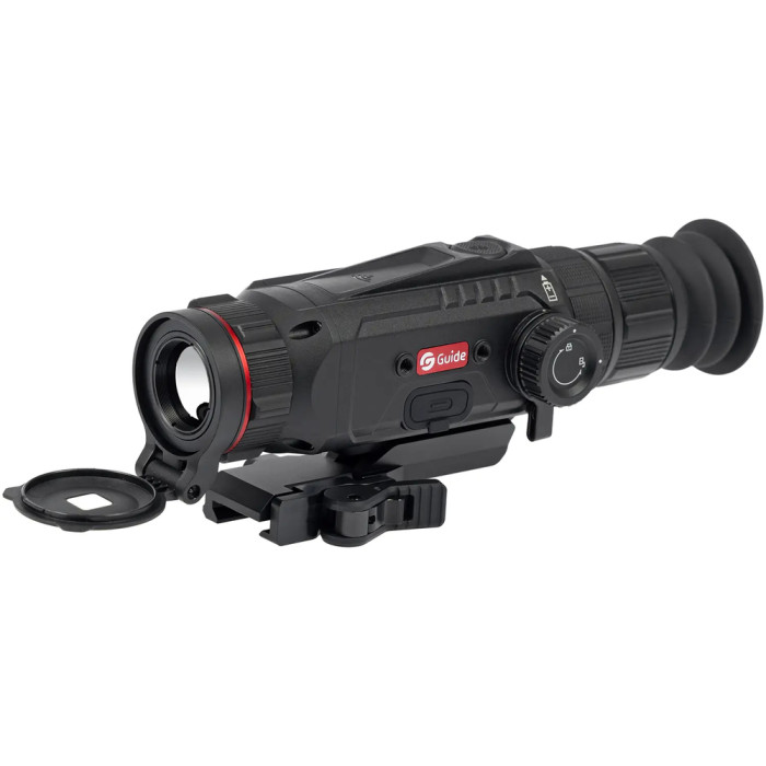 Приціл Guide TR222 Gen2, 25mm F1.0, 3.6-14.4x, 256x192@12μm, VOx (QD Long mount) 