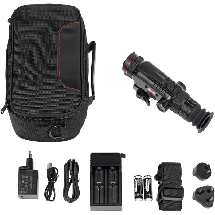 Приціл Guide TR222 Gen2, 25mm F1.0, 3.6-14.4x, 256x192@12μm, VOx (QD Long mount) 