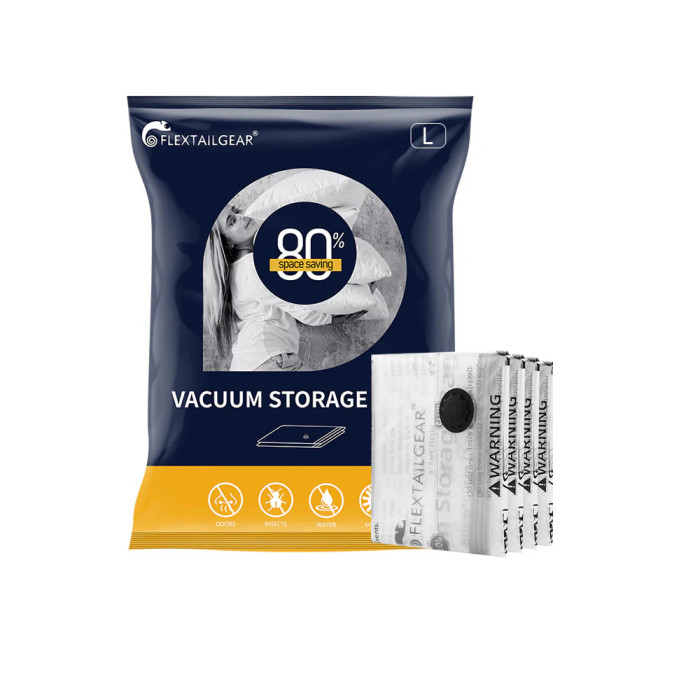 Вакуумні пакети Flextail, розмір L (60х80 см), 4 шт 