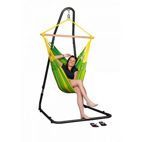 Стілець-гамак зі стійкою La Siesta SNC144MEA129 lime 