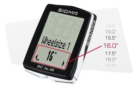 Велокомп'ютер Sigma Sport BC 14.16 STS SD01417 
