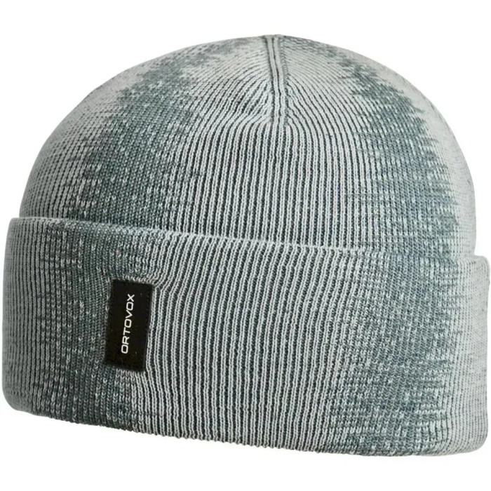 Шапка Ortovox NICHOLSON RIB BEANIE grey ice - сірий