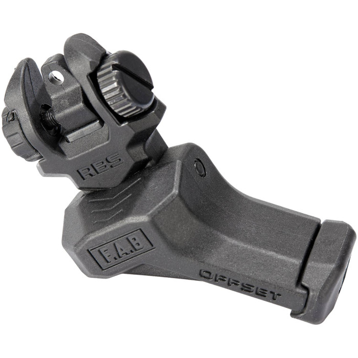 Цілик і мушка FAB Defense FRBS OFFSET 45 градусів. Black 