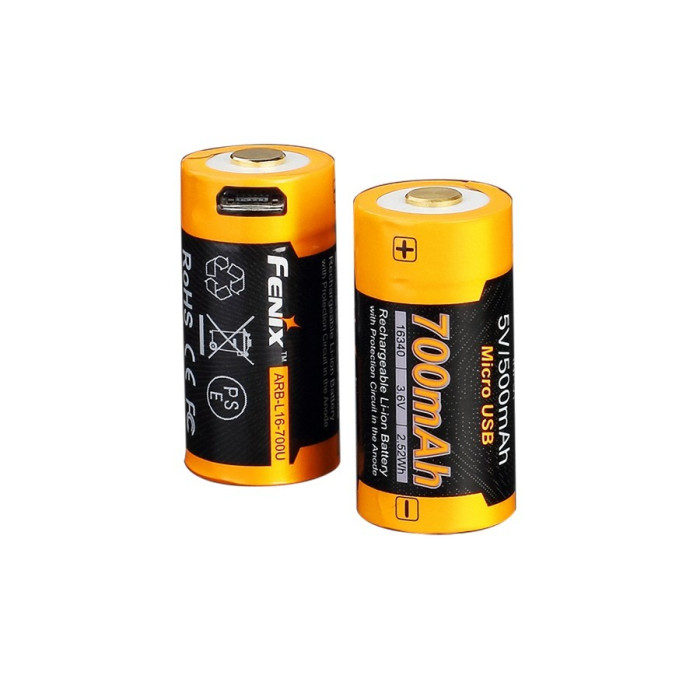 Акумулятор 16340 Fenix ARB-L16 700U (700mAh) 