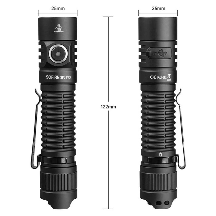 Ліхтар Sofirn SP31V3 ручний 2000 лм з USB-C 