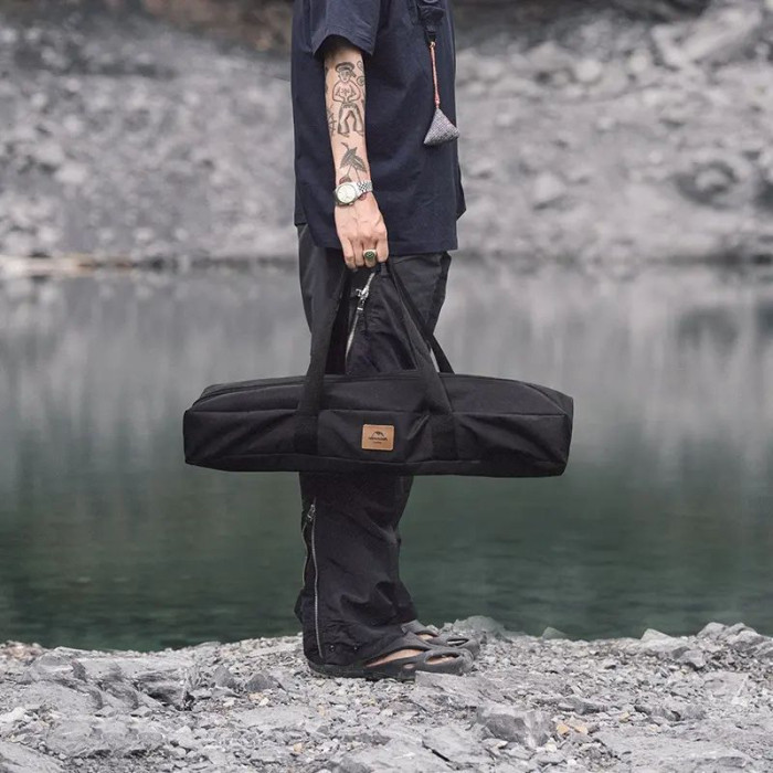 Крісло складане Naturehike NH21JJ002 малий, алюміній, чорний 