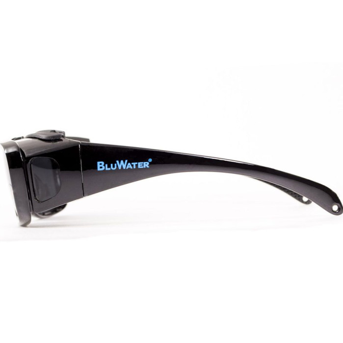 Окуляри BluWater Flip-IT Polarized (gray) чорні 