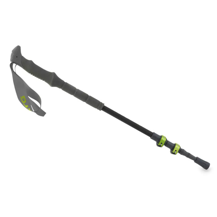 Трекінгові телескопічні палиці Pinguin Carbon FL Foam 2021, Carbon/Green (PNG 809145) 