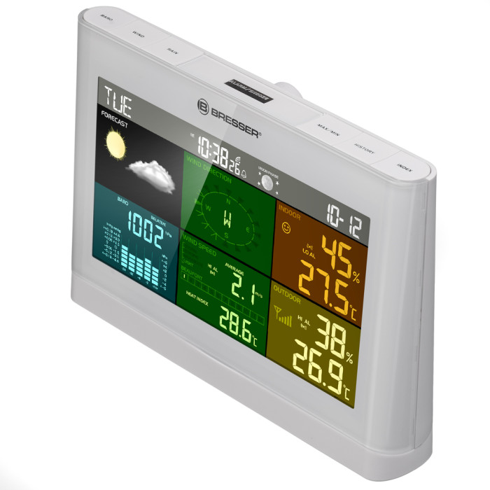Метеостанція Bresser 5-in-1 Comfort Weather Center White (7002550GYE000/12167) (930584)