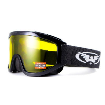 Захисні окуляри Global Vision Wind-Shield (yellow) Anti-Fog, Жовті