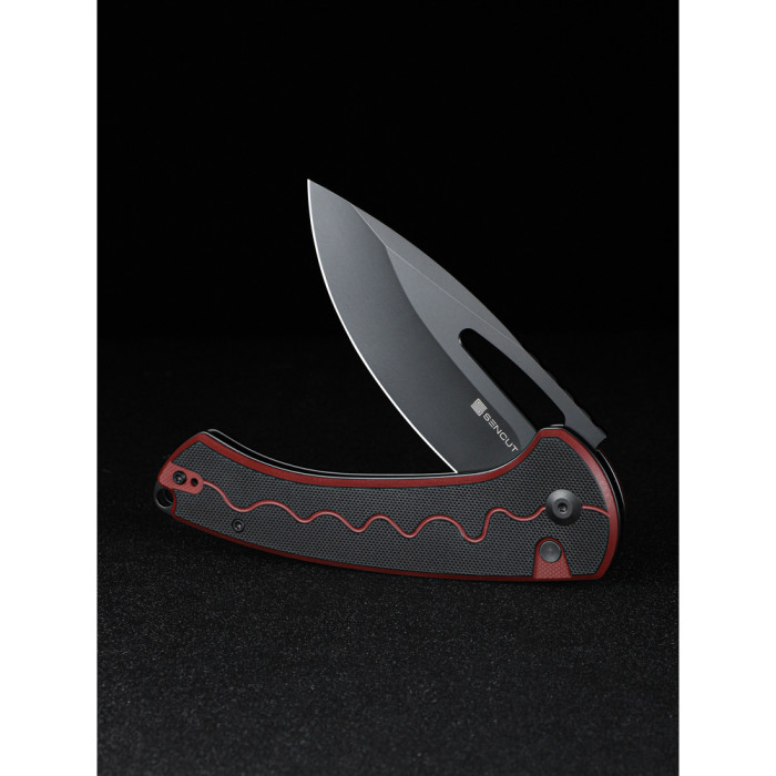 Ніж складаний Sencut Squiggy Burgundy/Black S24082A-3 