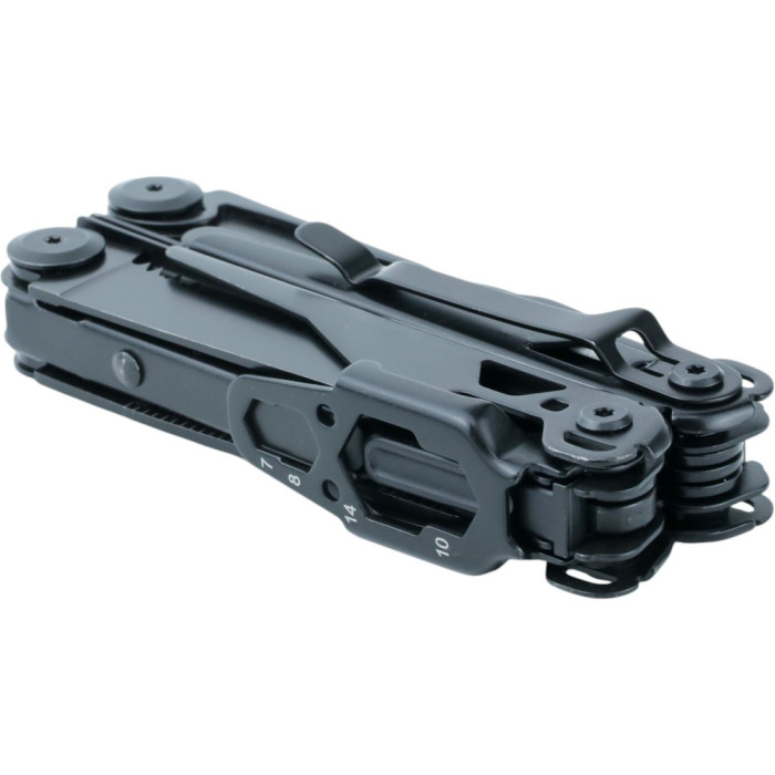 Мультитул професійний UAD IronHand Ver 2.0 17 інструментів 420/440 Чорний 