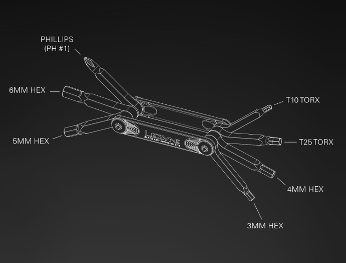 Мультитул Lezyne V PRO 7 Y14 