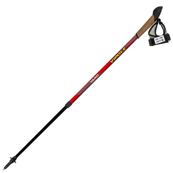 Палиці для скандинавської ходьби Vipole Vario Top-Click Red DLX S1857 