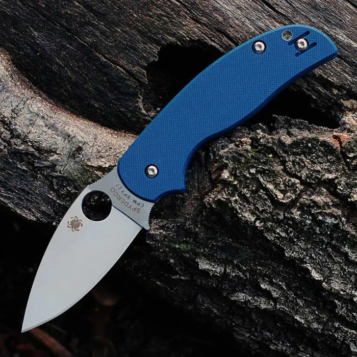 Ніж Spyderco Sage 5, CPM SPY27, G-10 blue 