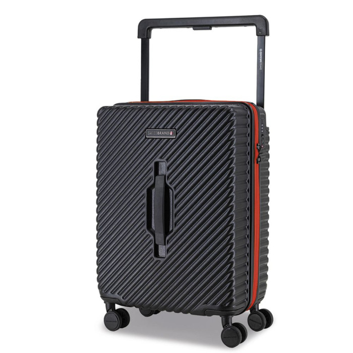 Валіза Swissbrand Nara (S) Black/Red (SWB_LHNAA010S) 