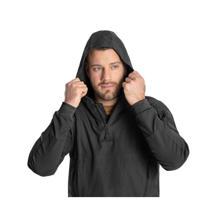 Кофта тактична Helikon-Tex RANGE HOODIE - TopCool, чорний, розмір L 